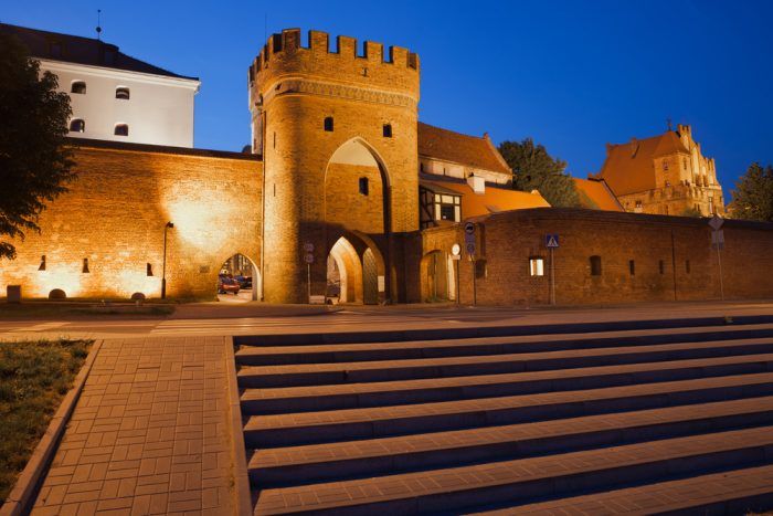 Stredoveké mestské hradby Toruň